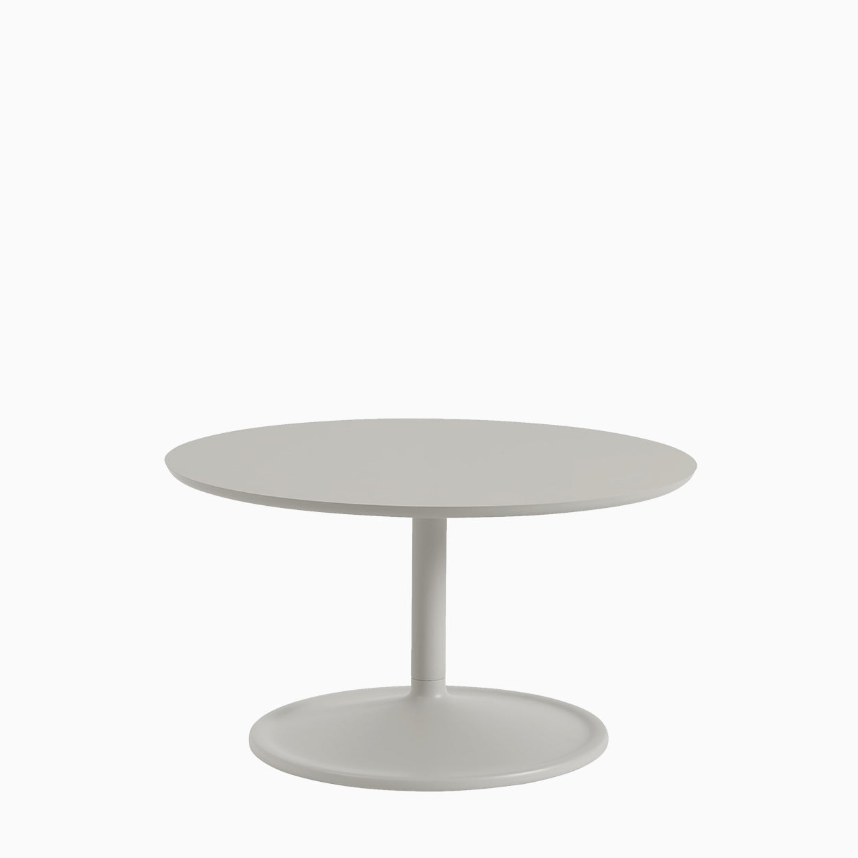 Muuto Soft Coffee Table Grey Laminate 75cm