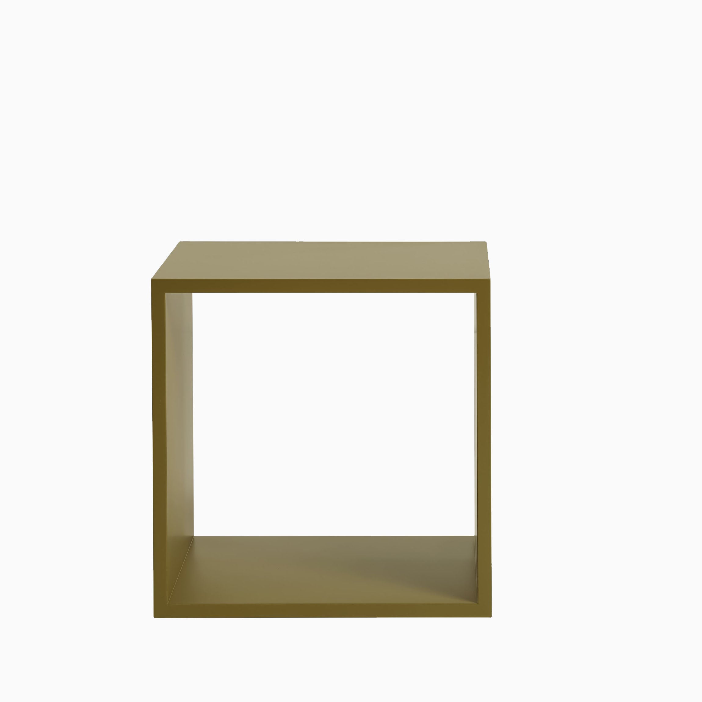 Muuto Stacked Storage System Medium Without Backboard Brown Green