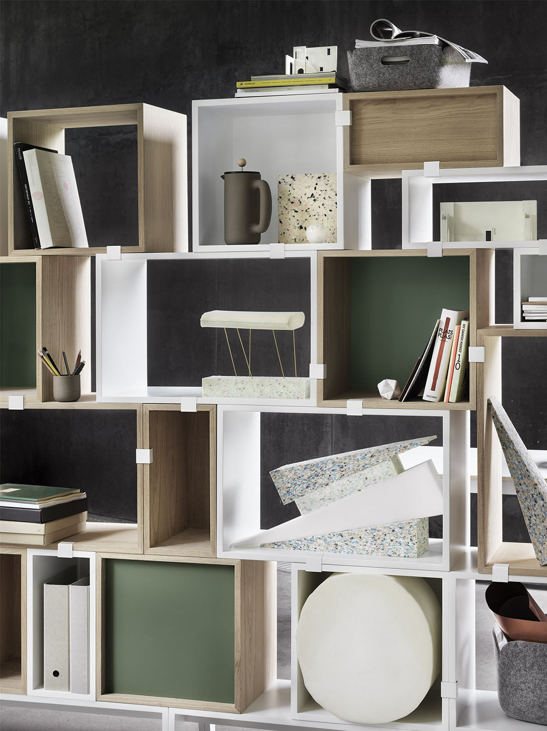 Muuto Stacked System Large with Door Display