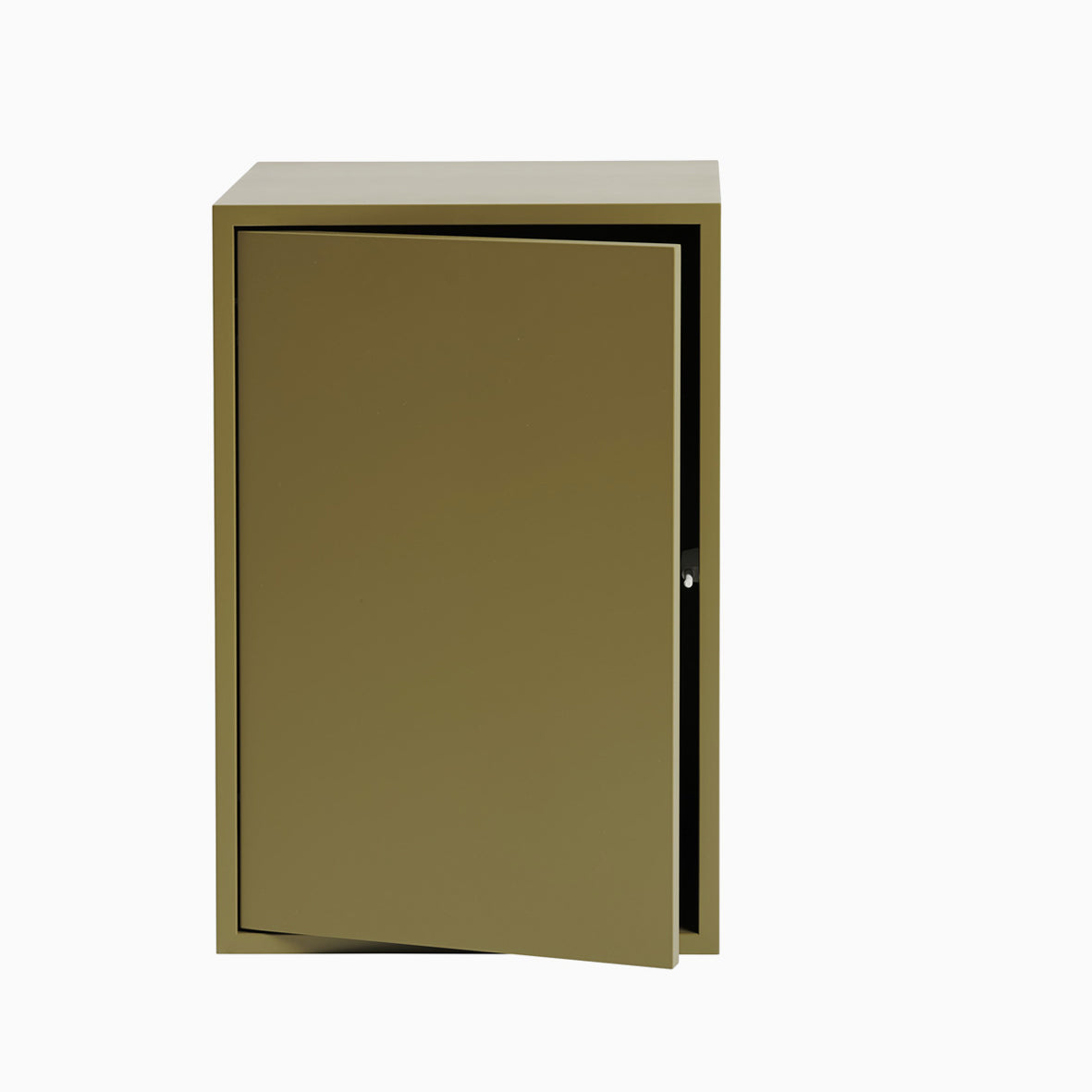 Muuto Stacked System Large with Door Brown Green Storage