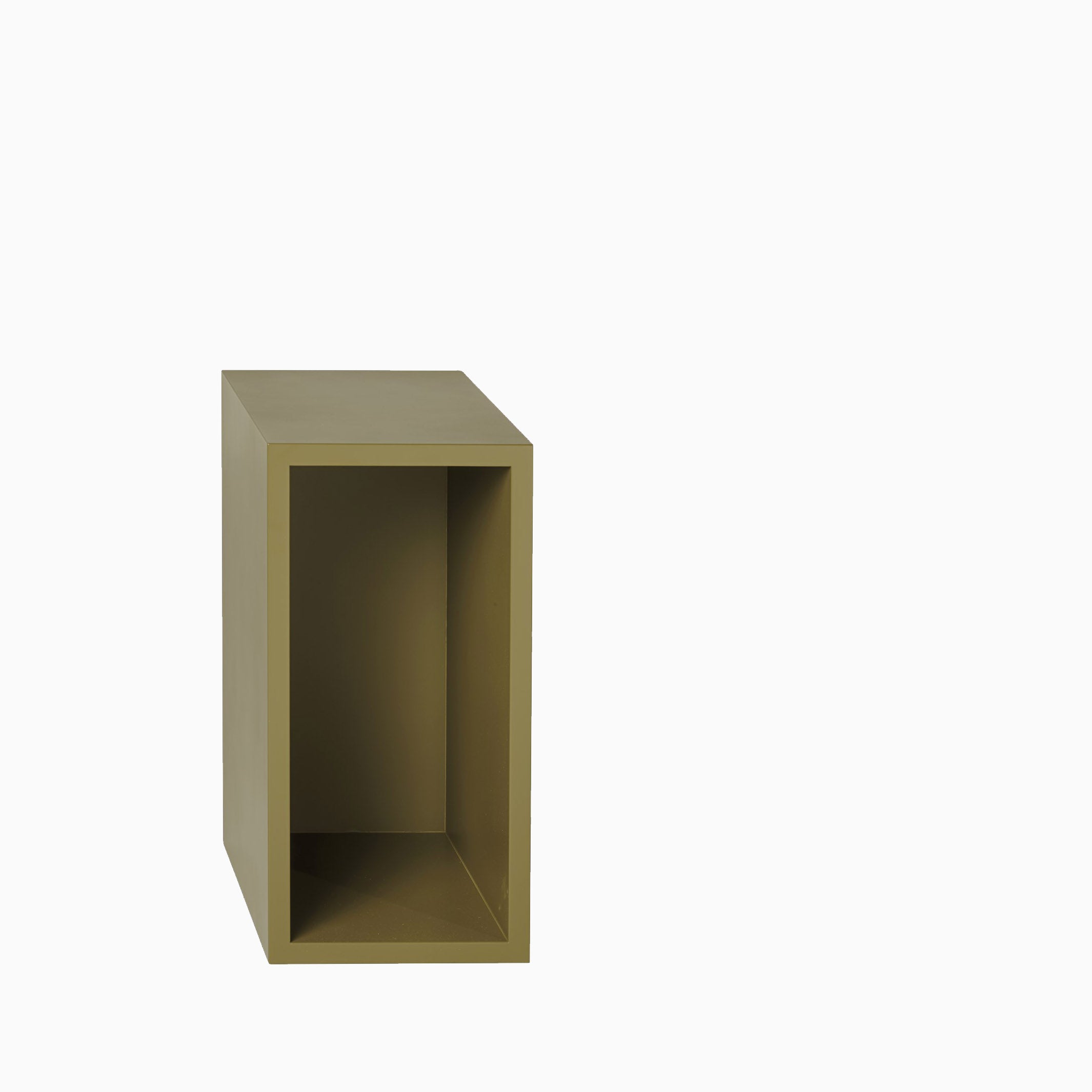 Muuto Stacked System Small with Backboard Brown Green