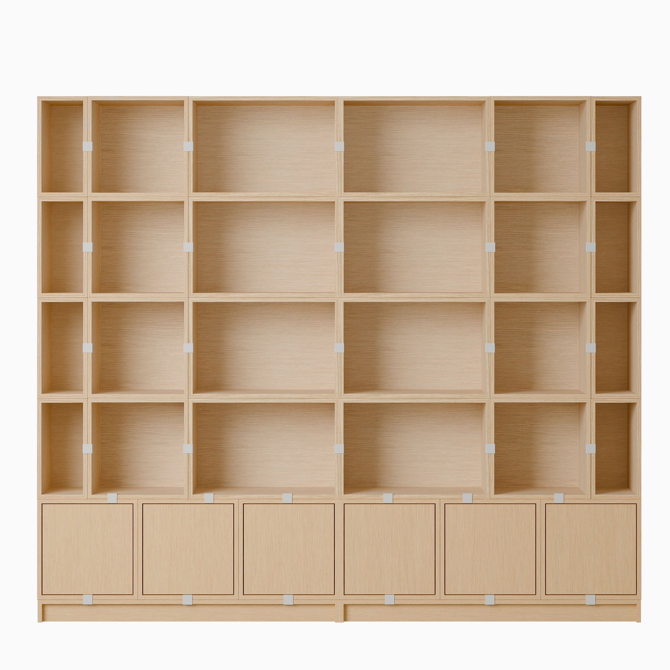 Muuto Stacked Storage Bookcase Configuration 1 Oak
