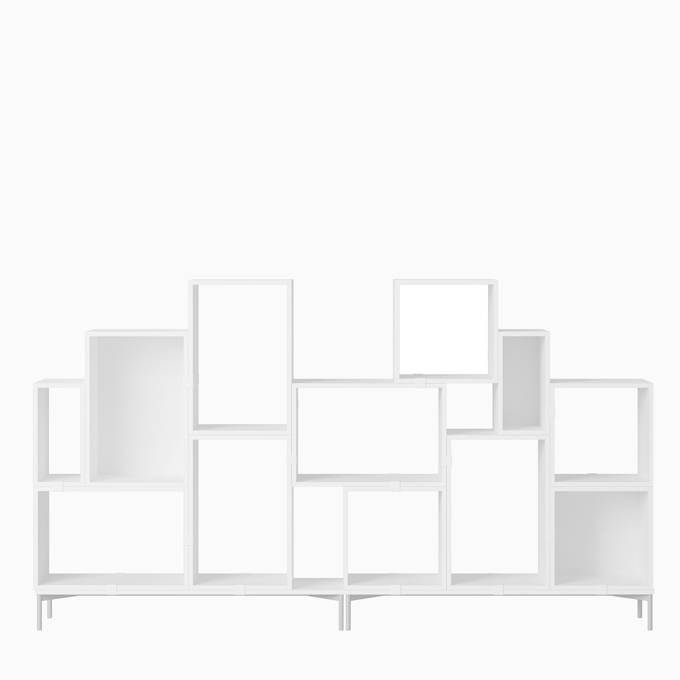 Muuto Stacked Storage Bookcase Configuration 3  White