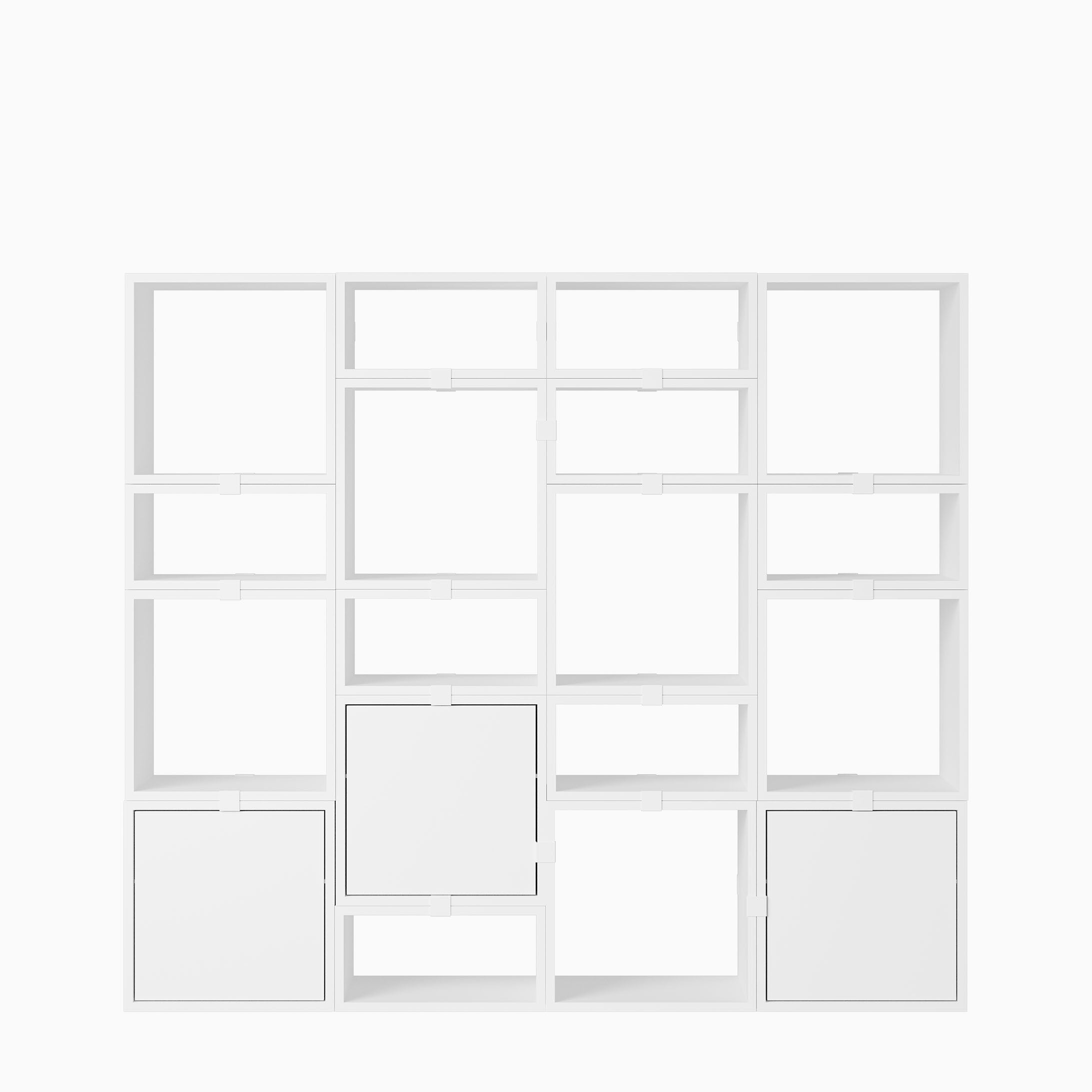 Muuto Stacked Bookcase Configuration 4 White