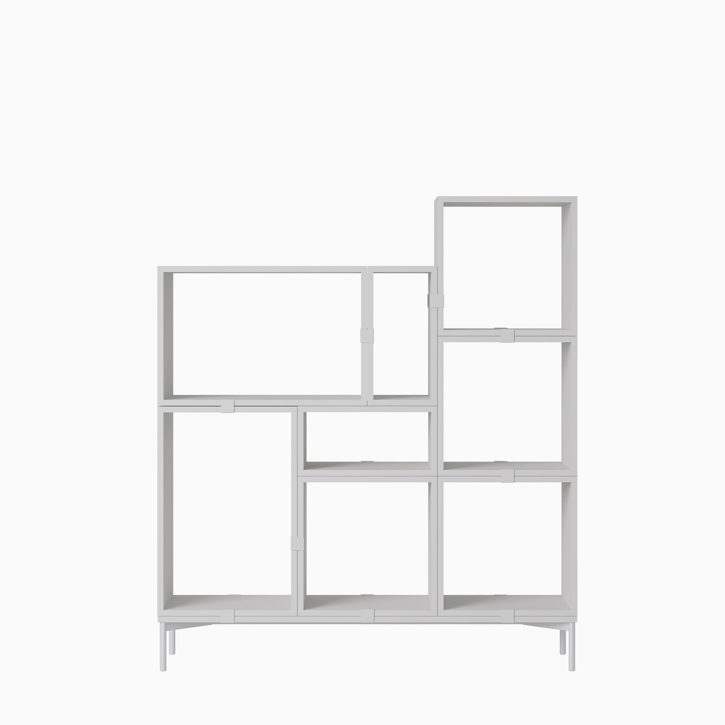 Muuto Stacked Storage Bookcase Configuration 5 Grey