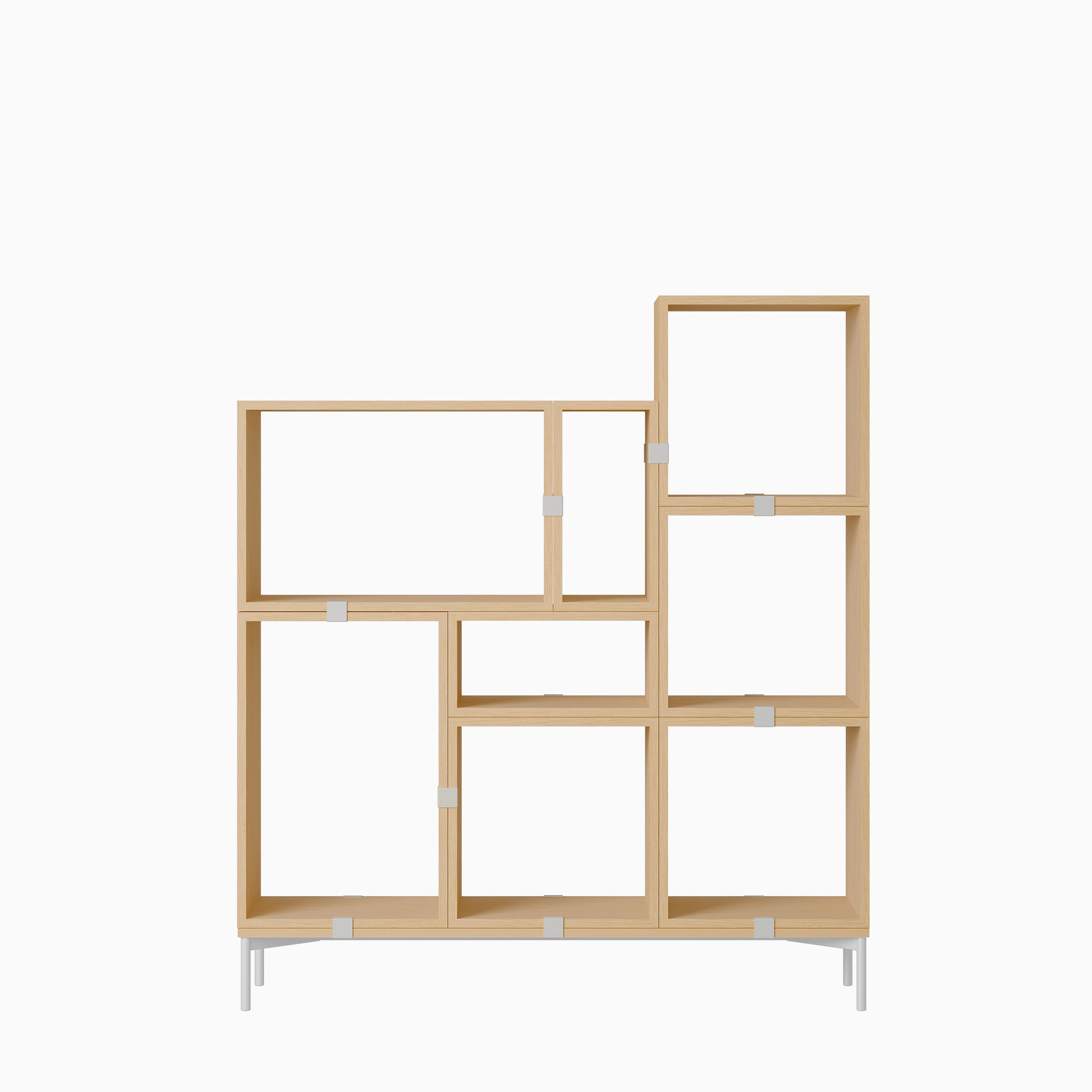 Muuto Stacked Storage Bookcase Configuration 5 Oak