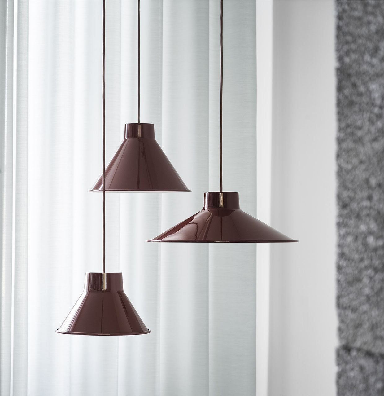 Muuto Top Pendant Deep Red