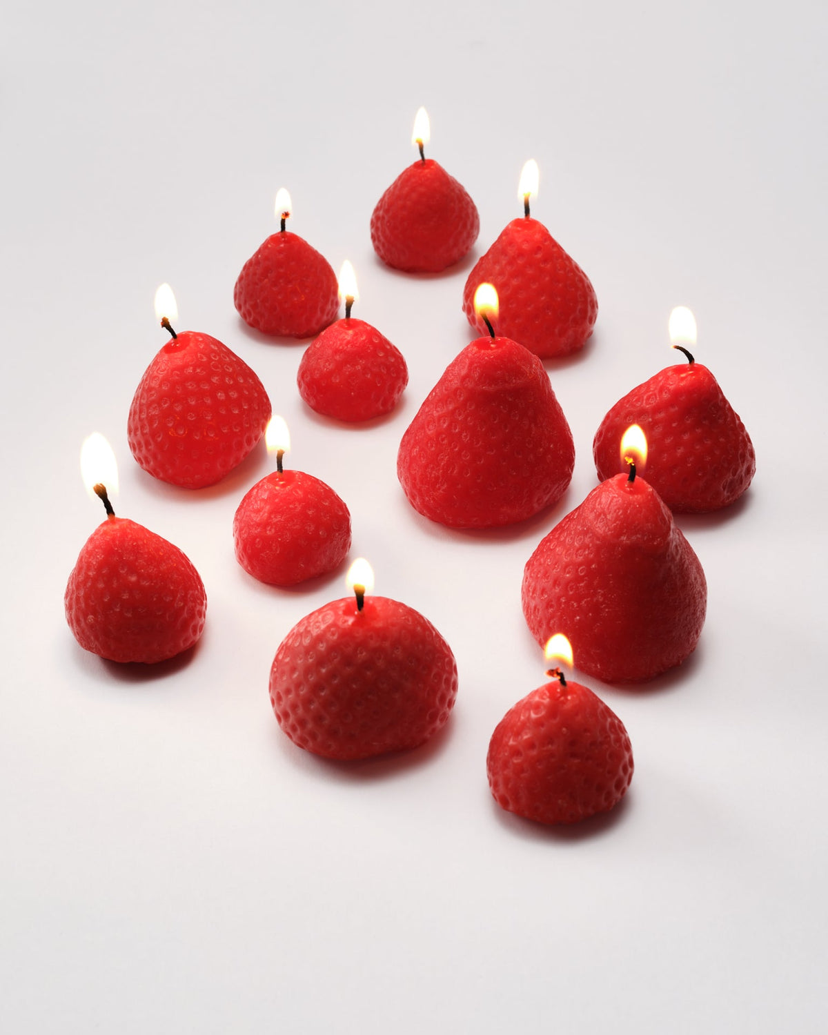 Strawberry Pack Unscented Candles