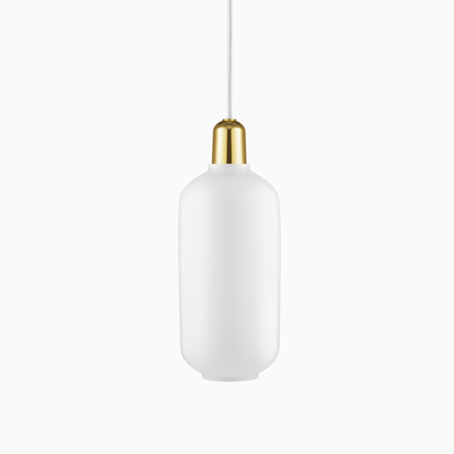 Normann Copenhagen Amp Lamp Large White Brass