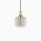 Normann Copenhagen Amp Lamp Small Smoke Brass