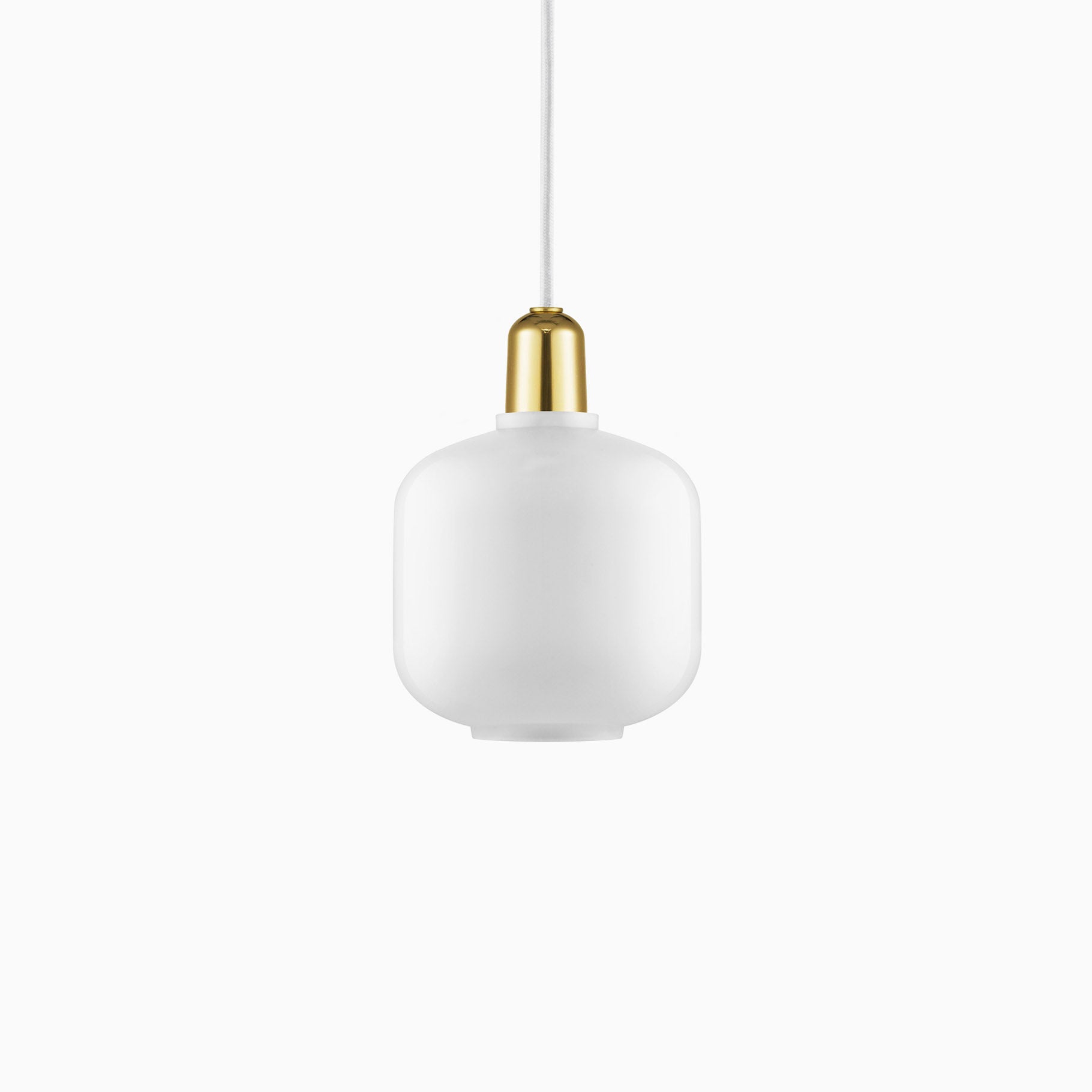 Normann Copenhagen Amp Lamp Small White Brass