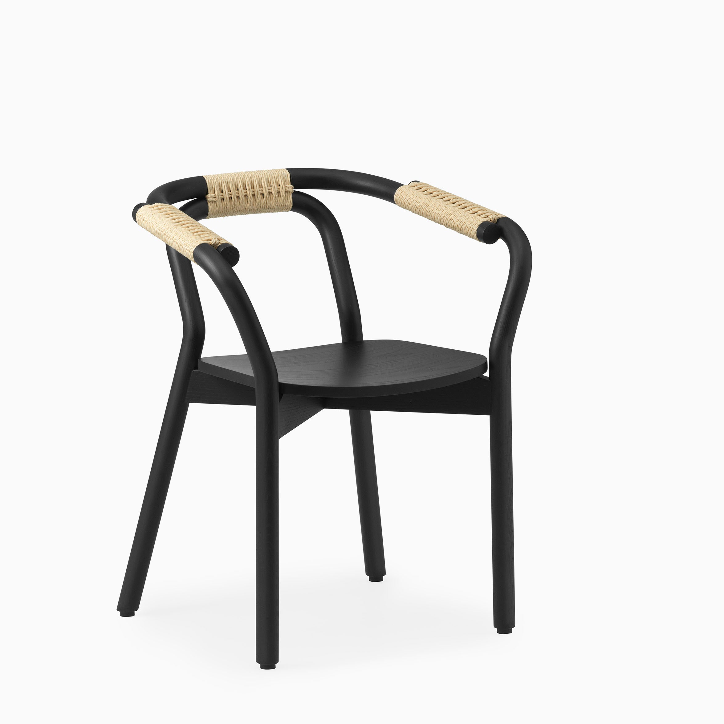 Normann Copenhagen Knot Chair Black Natural