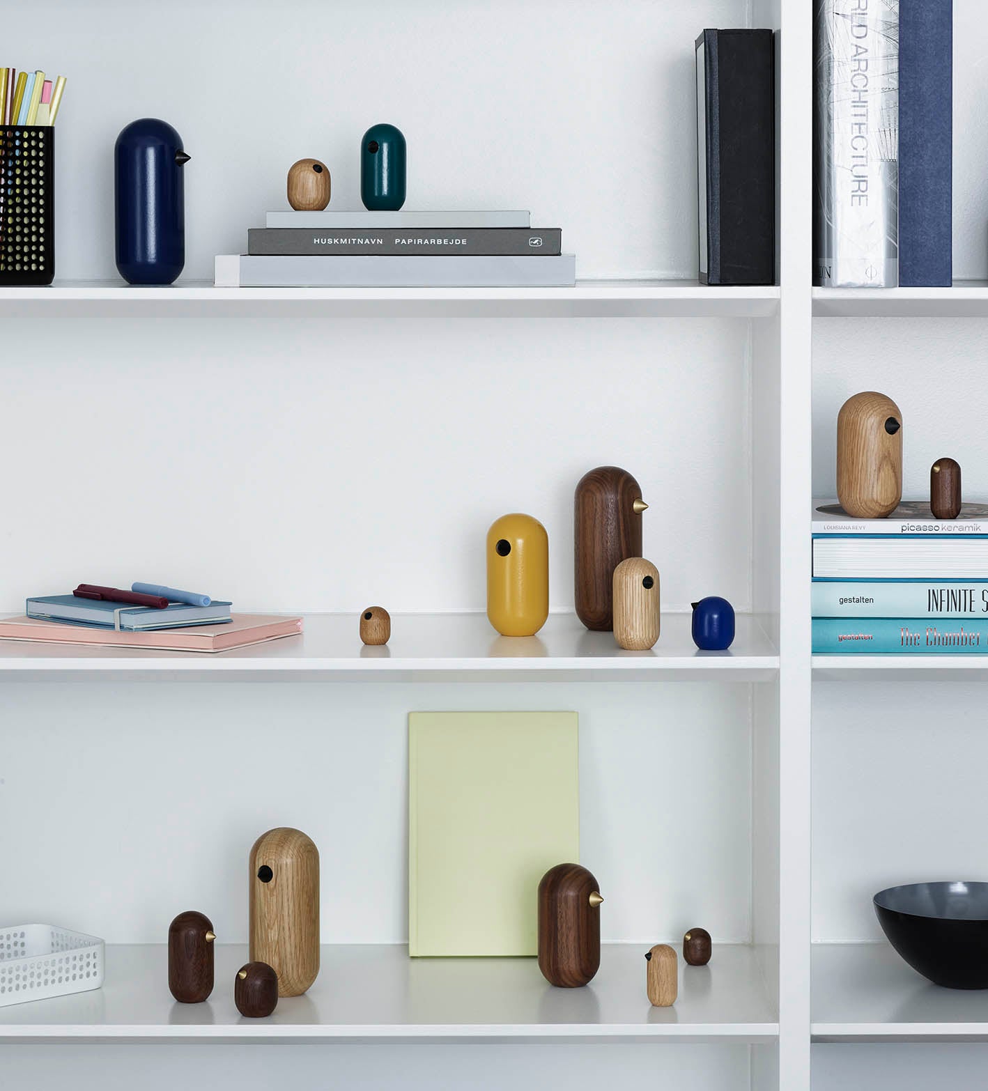 Normann Copenhagen Little Bird 4.5cm - Walnut