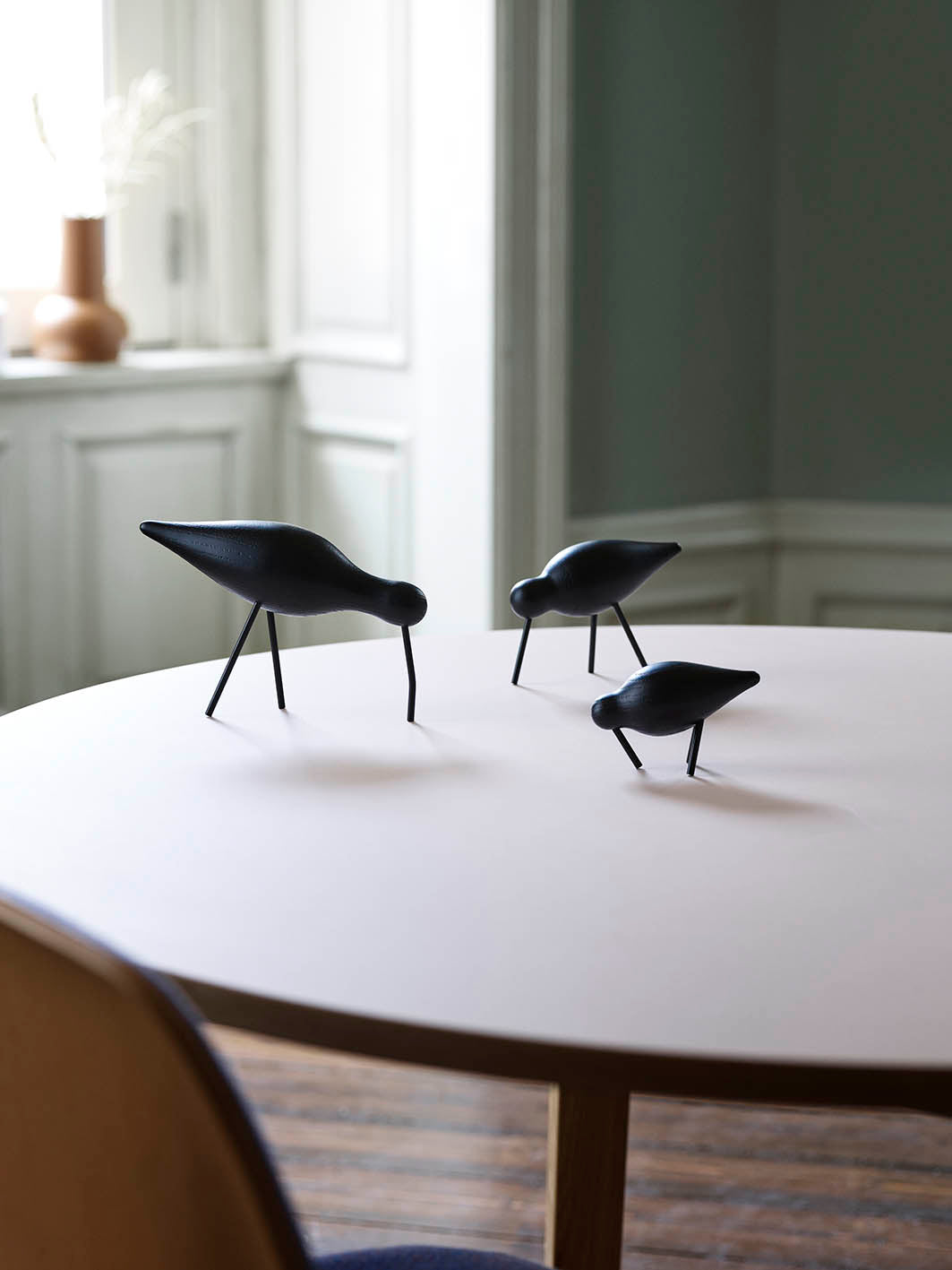 Normann Copenhagen Shore Bird Large - Black/Black