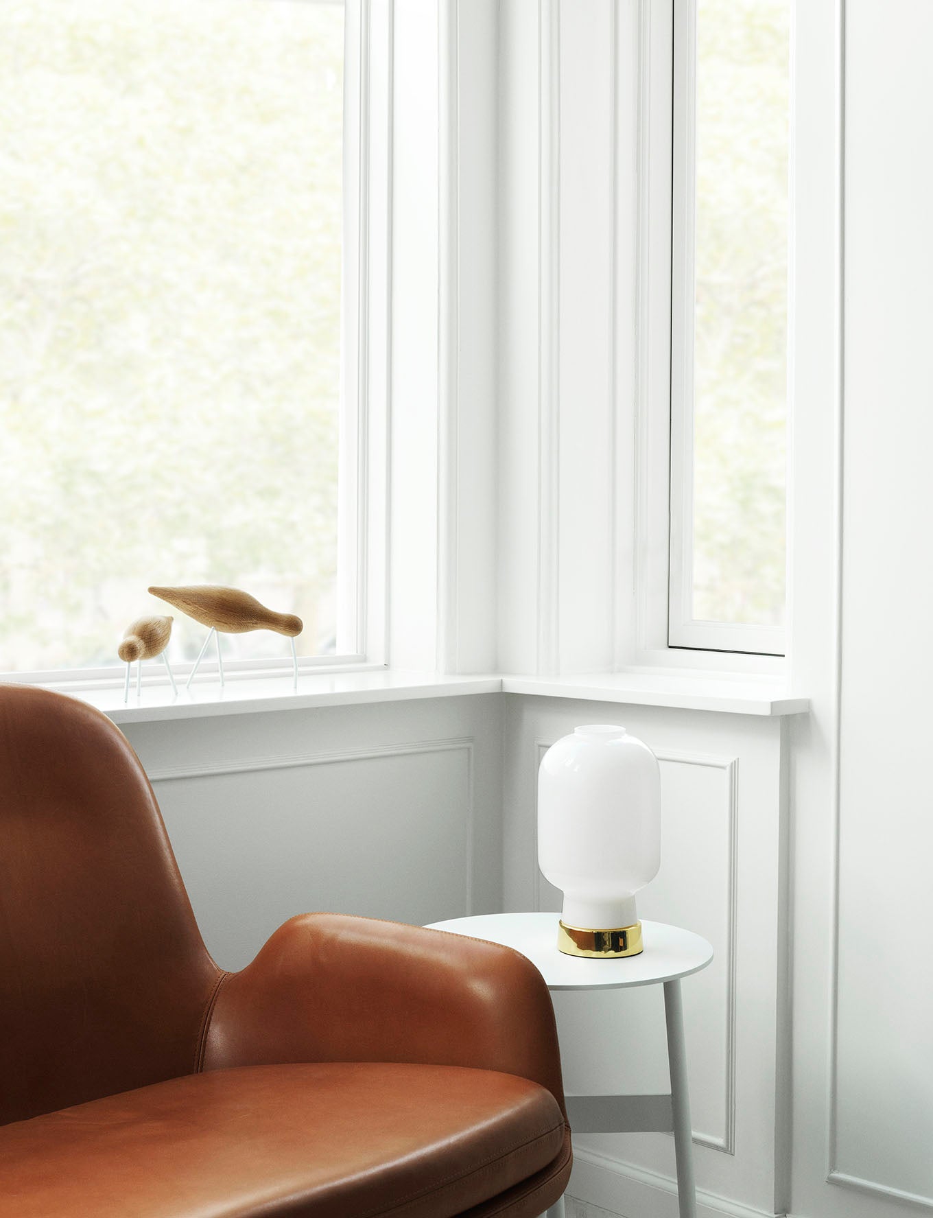 Normann Copenhagen Shore Bird Large - Oak / White