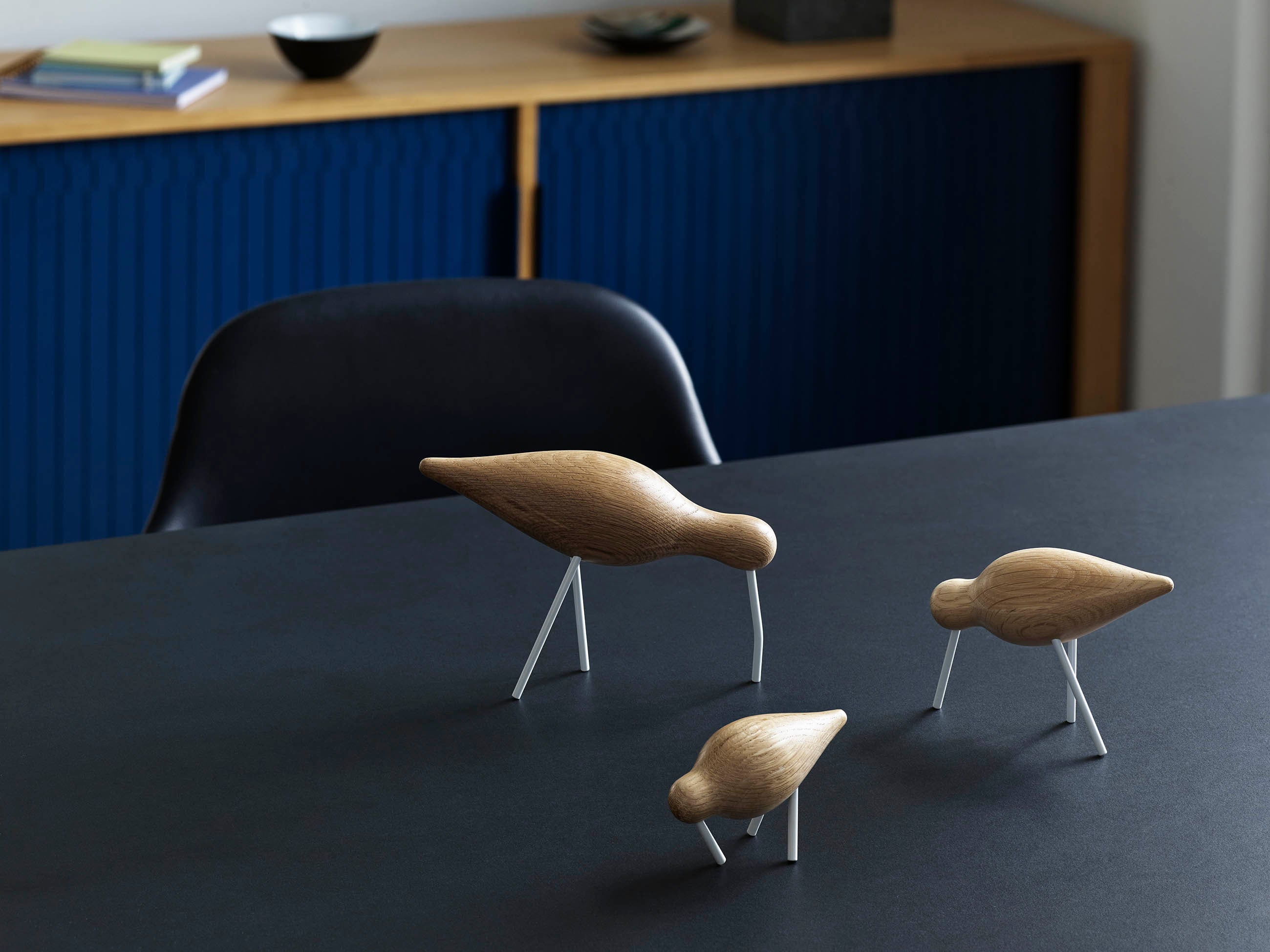 Normann Copenhagen Shore Bird Large - Oak / White