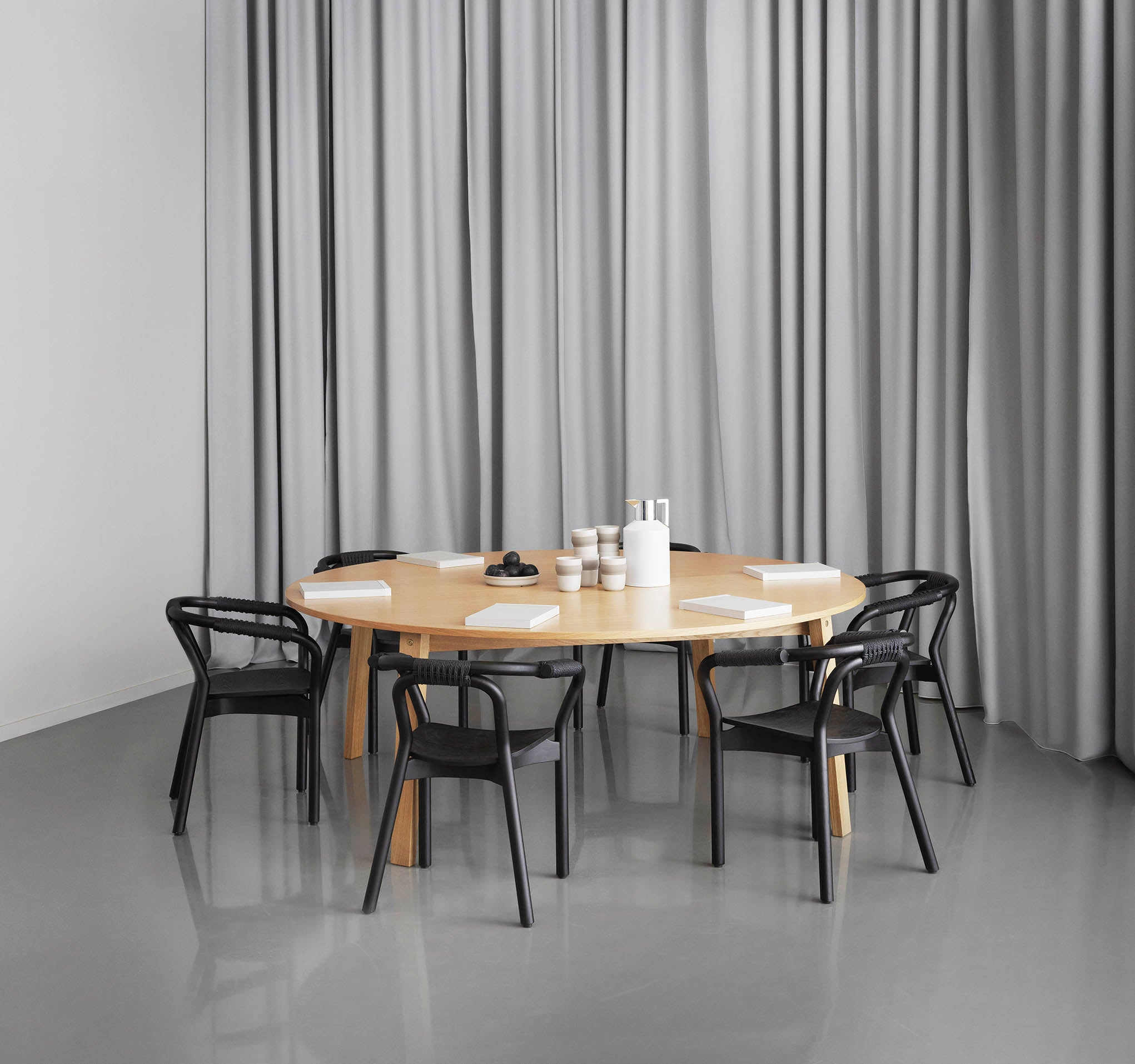 Normann Copenhagen Knot Chair Black Natural