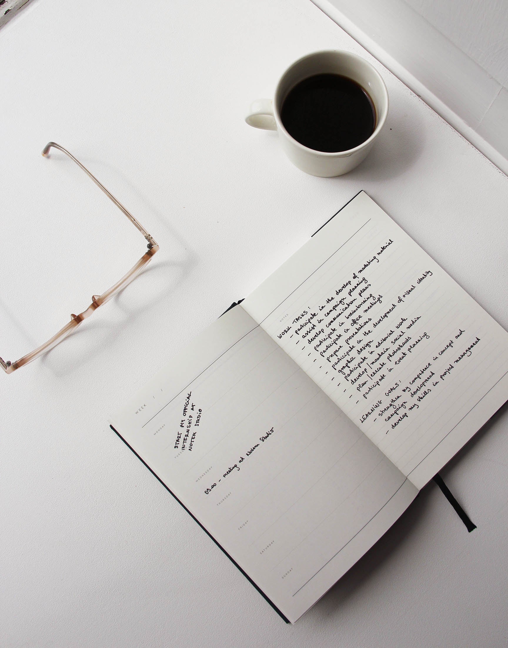 Notem EVEN Weekly Journal Medium Dusty Blue