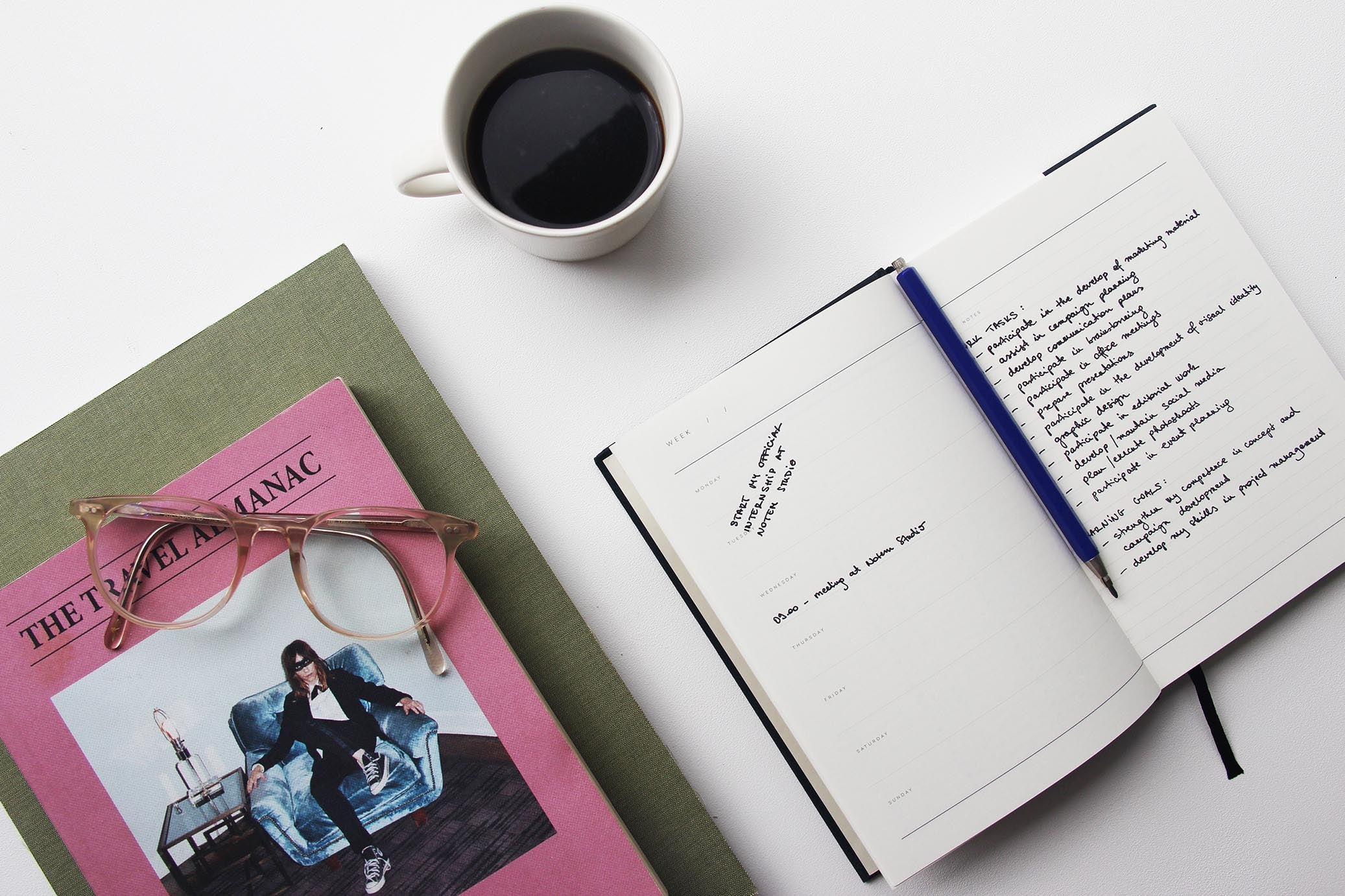 Notem EVEN Weekly Journal Medium Dusty Blue