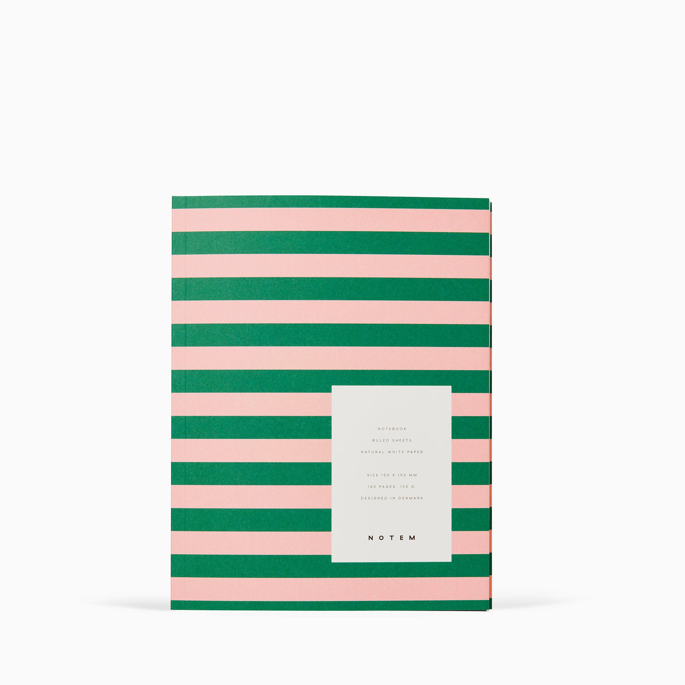 Notem UMA Flat Lay Notebook Medium Green & Rose