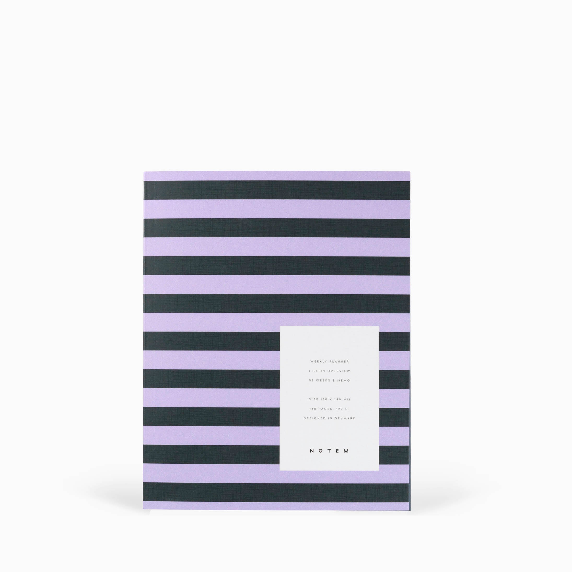Notem UMA Flat Lay Weekly Planner Medium Green and Rose
