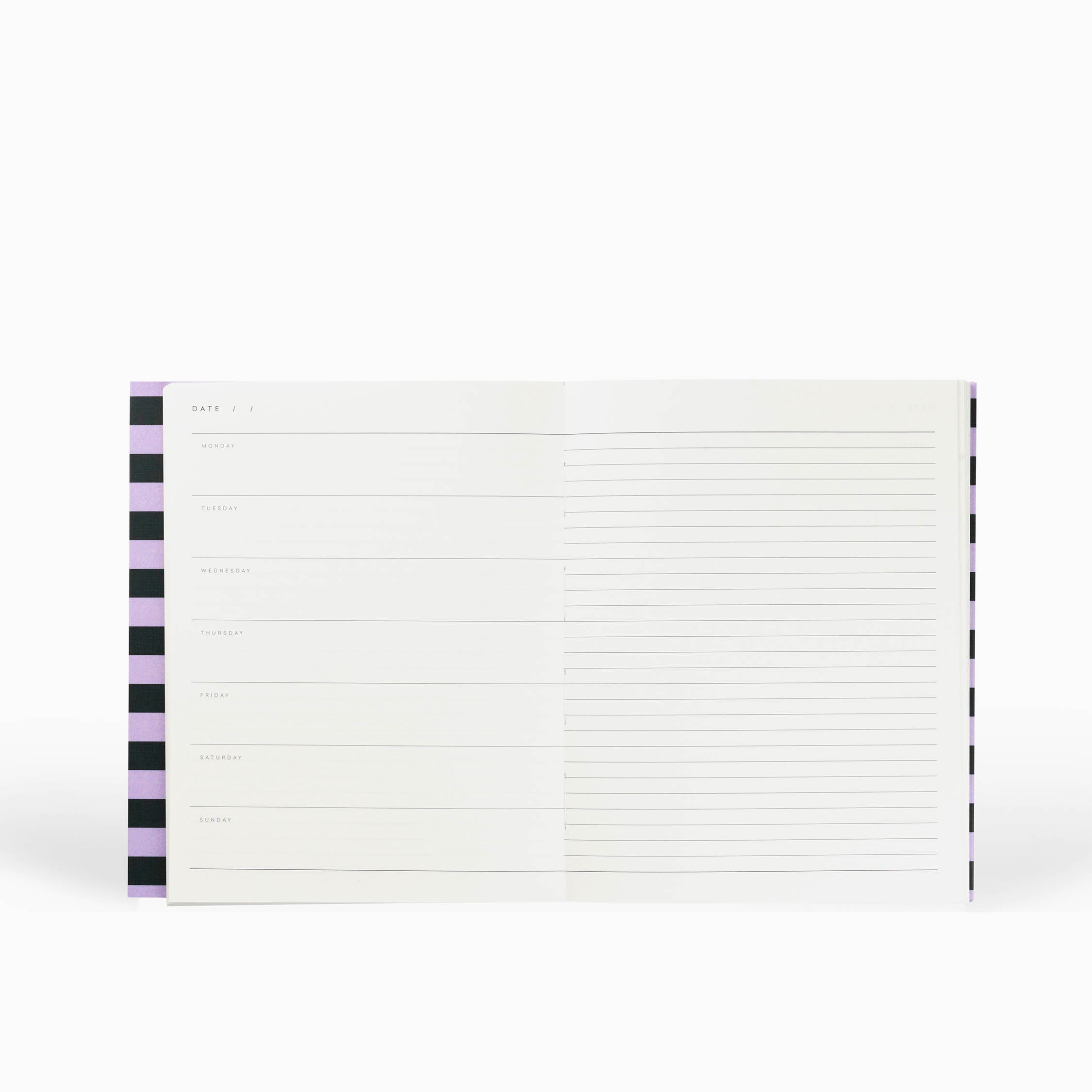 Notem UMA Flat Lay Weekly Planner Medium Green and Rose