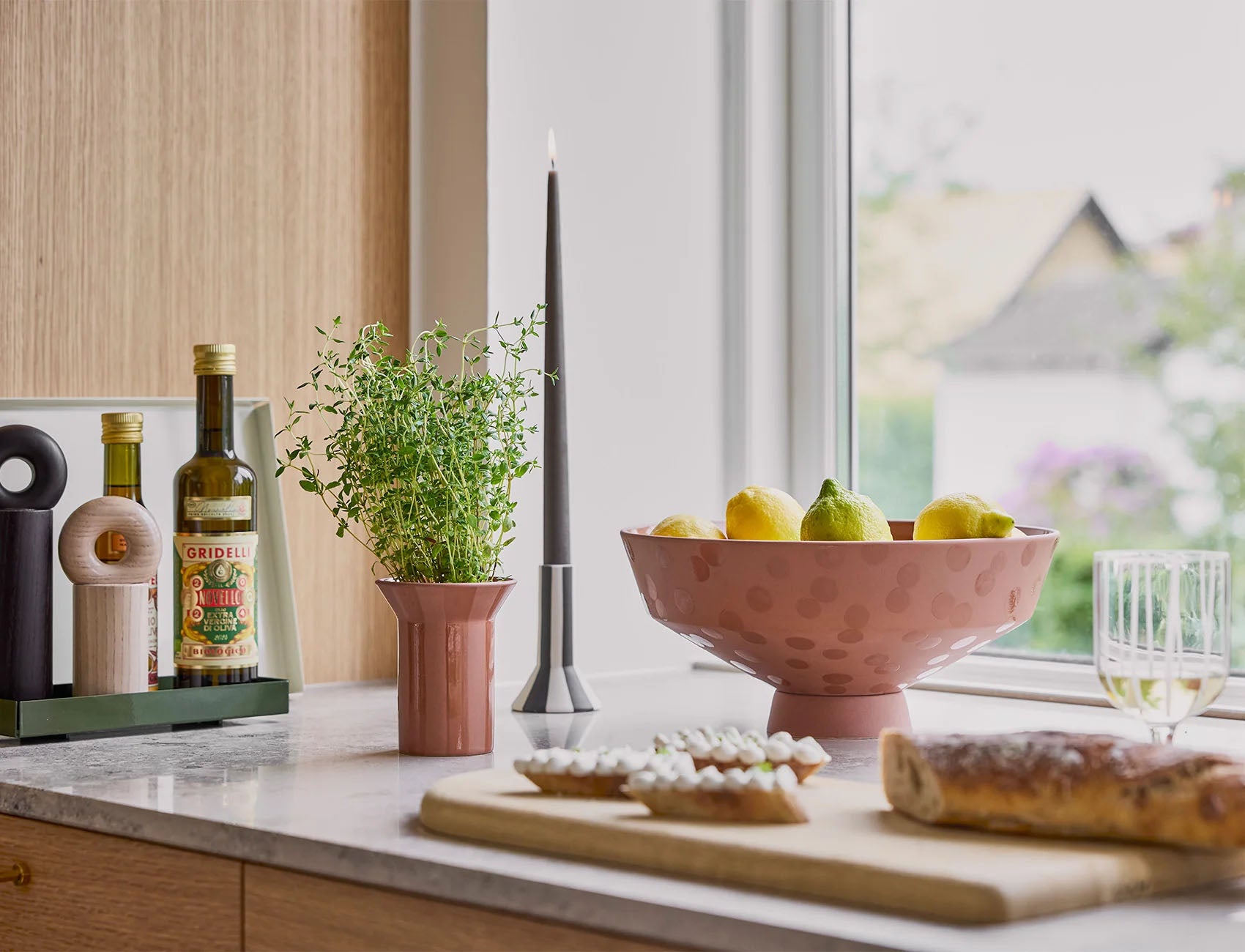 OYOY Bakku Tray Small - Olive