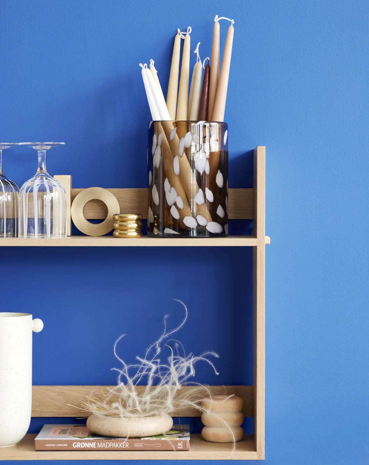 OYOY Fukai Candles Medium - Camel (2pk)