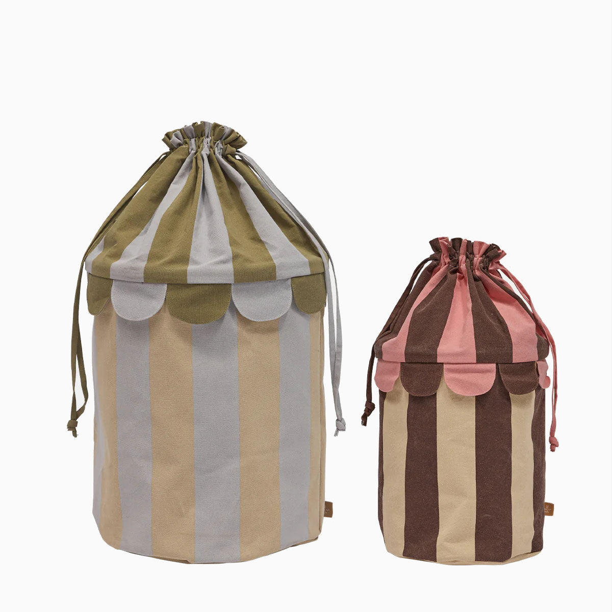 OYOY Saga Basket Set of 2 - Rose-Purple