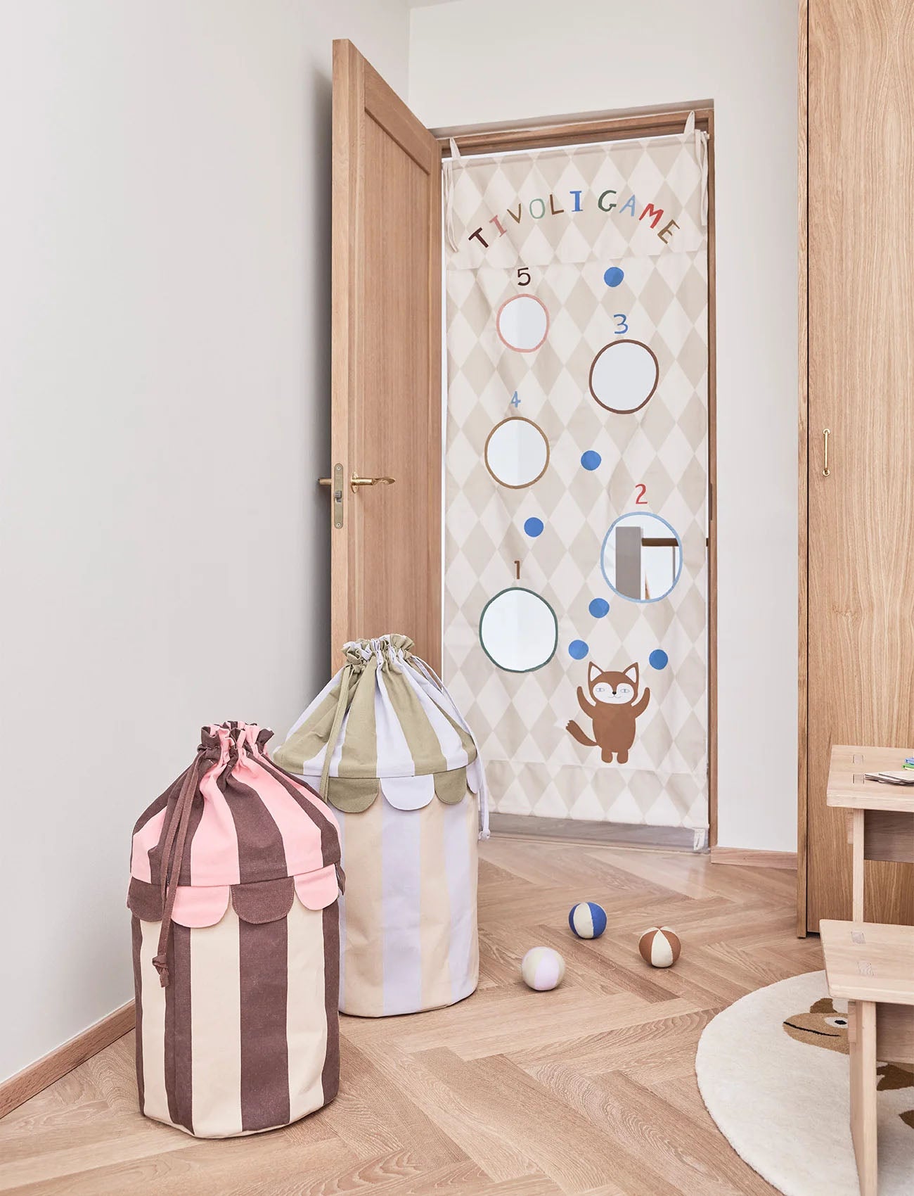 OYOY Saga Basket Set of 2 - Rose-Purple