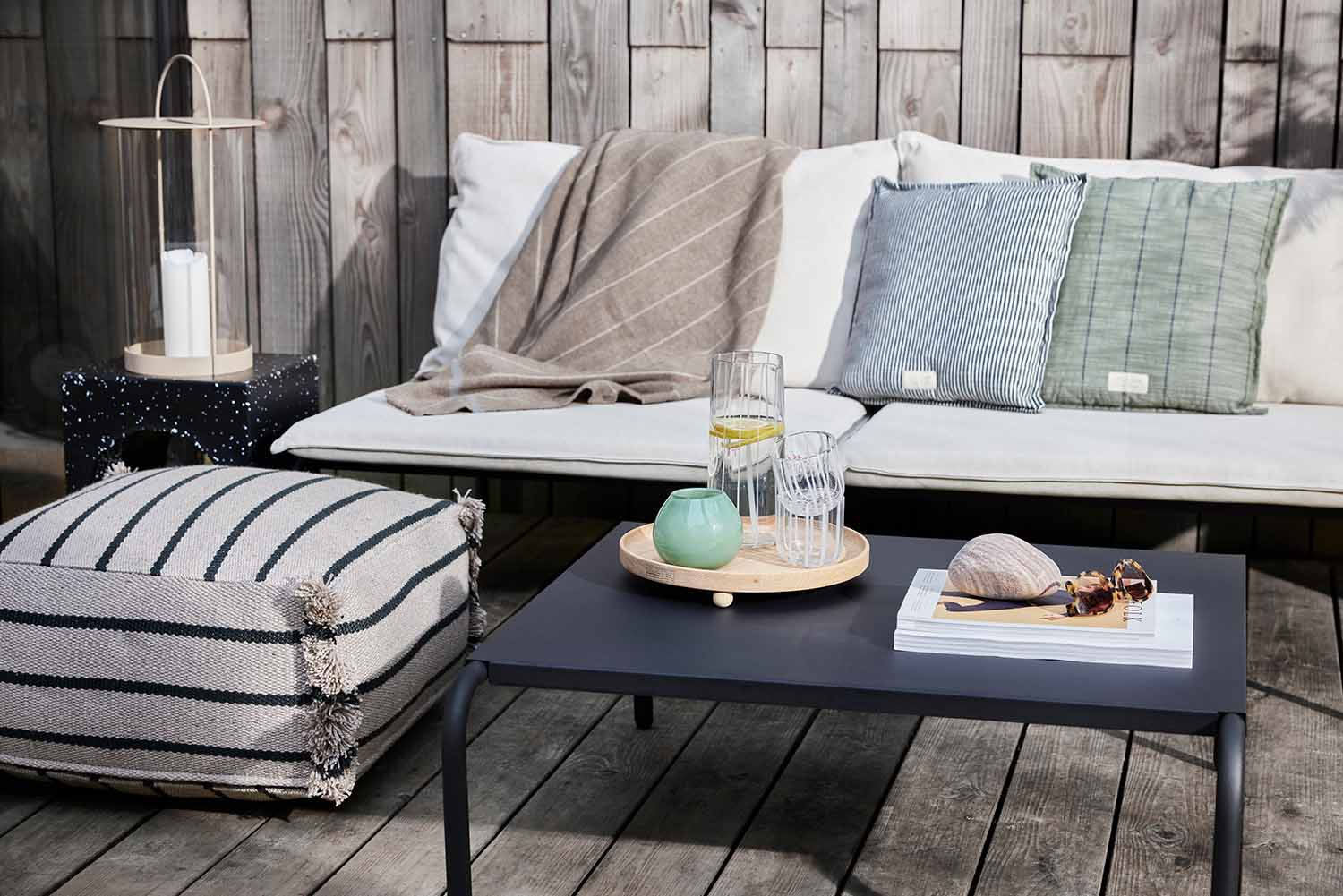 OYOY Siltaa Recylced Stool Black