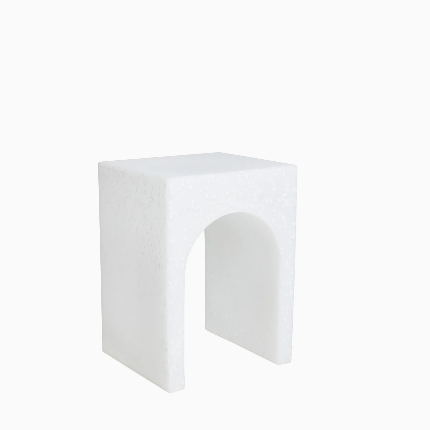 OYOY Siltaa Recycled Stool - White