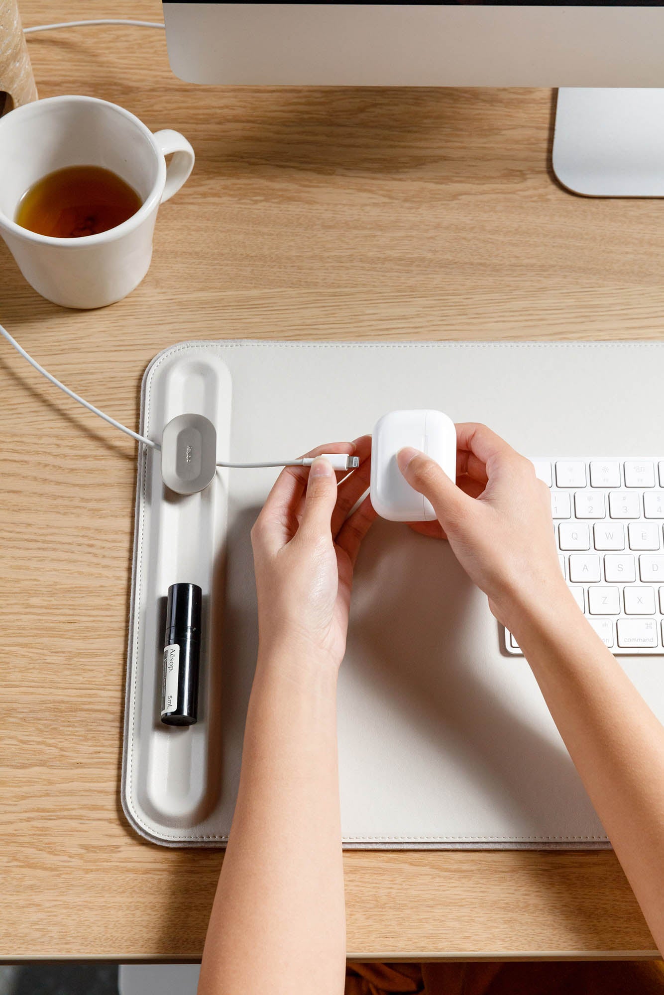 Orbitkey Desk Mat Slim - Stone