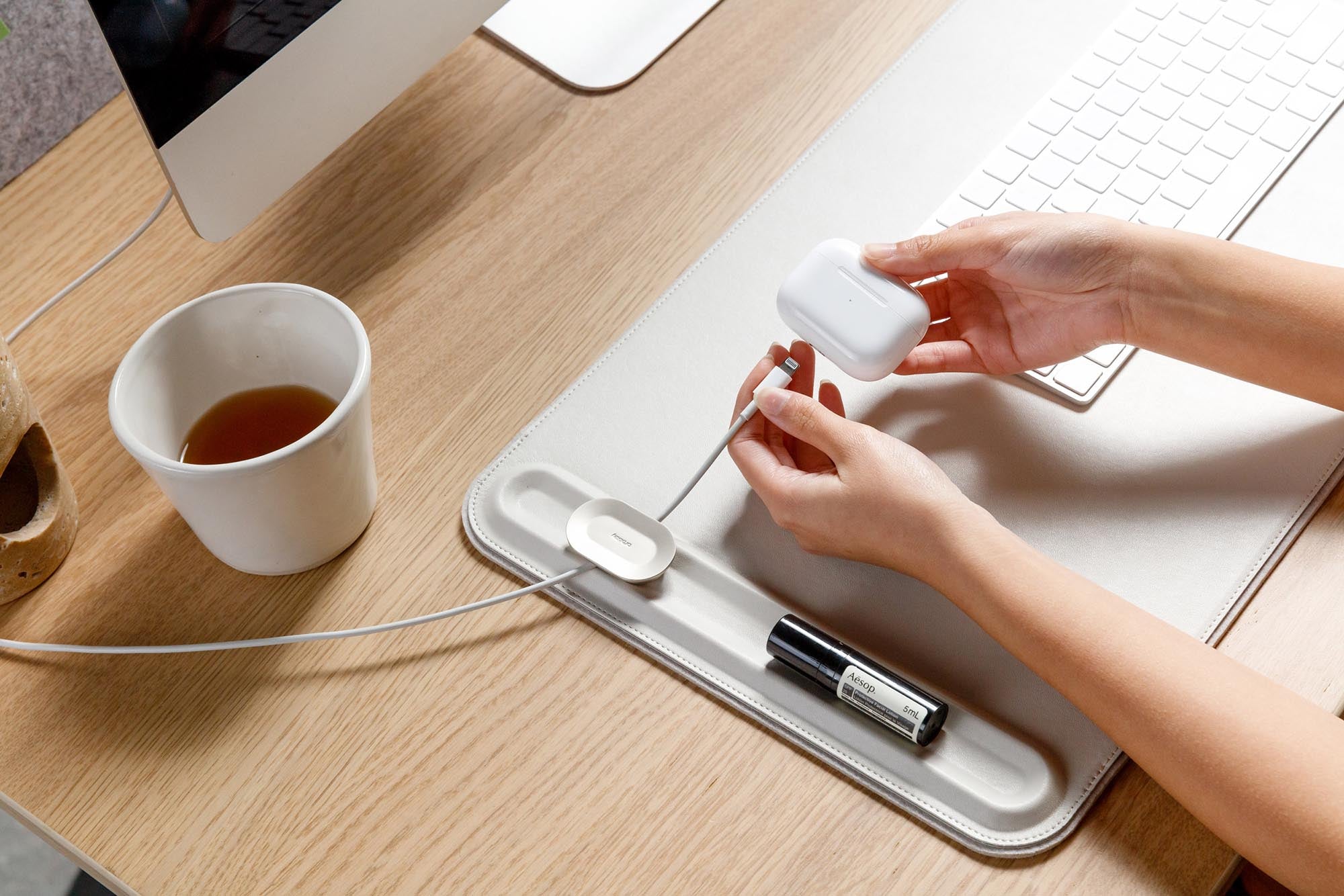 Orbitkey Desk Mat Slim - Stone