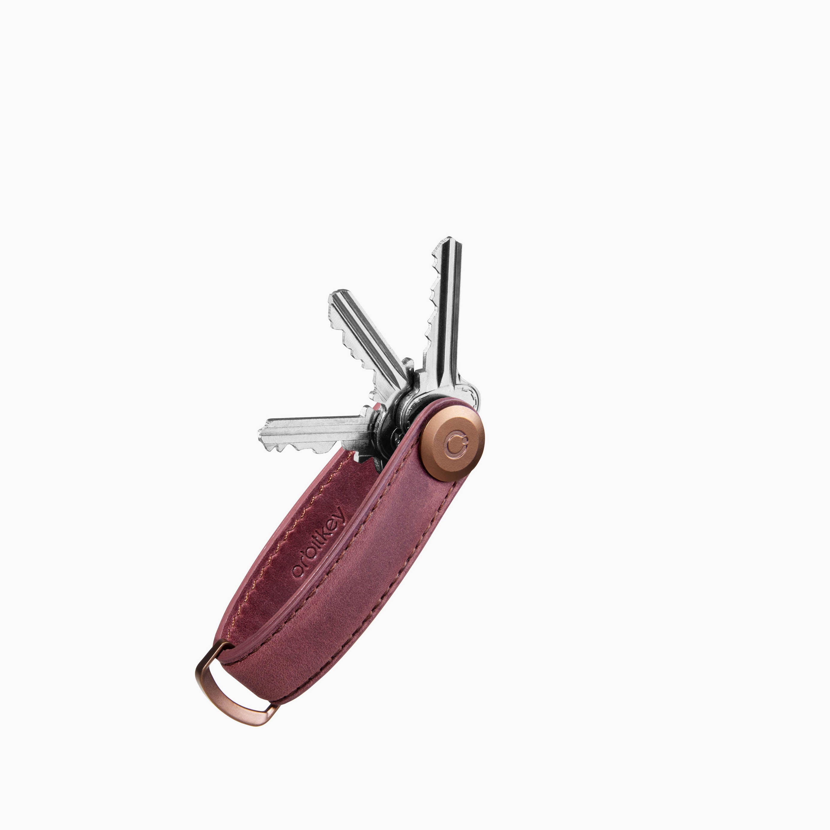 Orbitkey Key Organiser Crazy Horse Mulled Wine