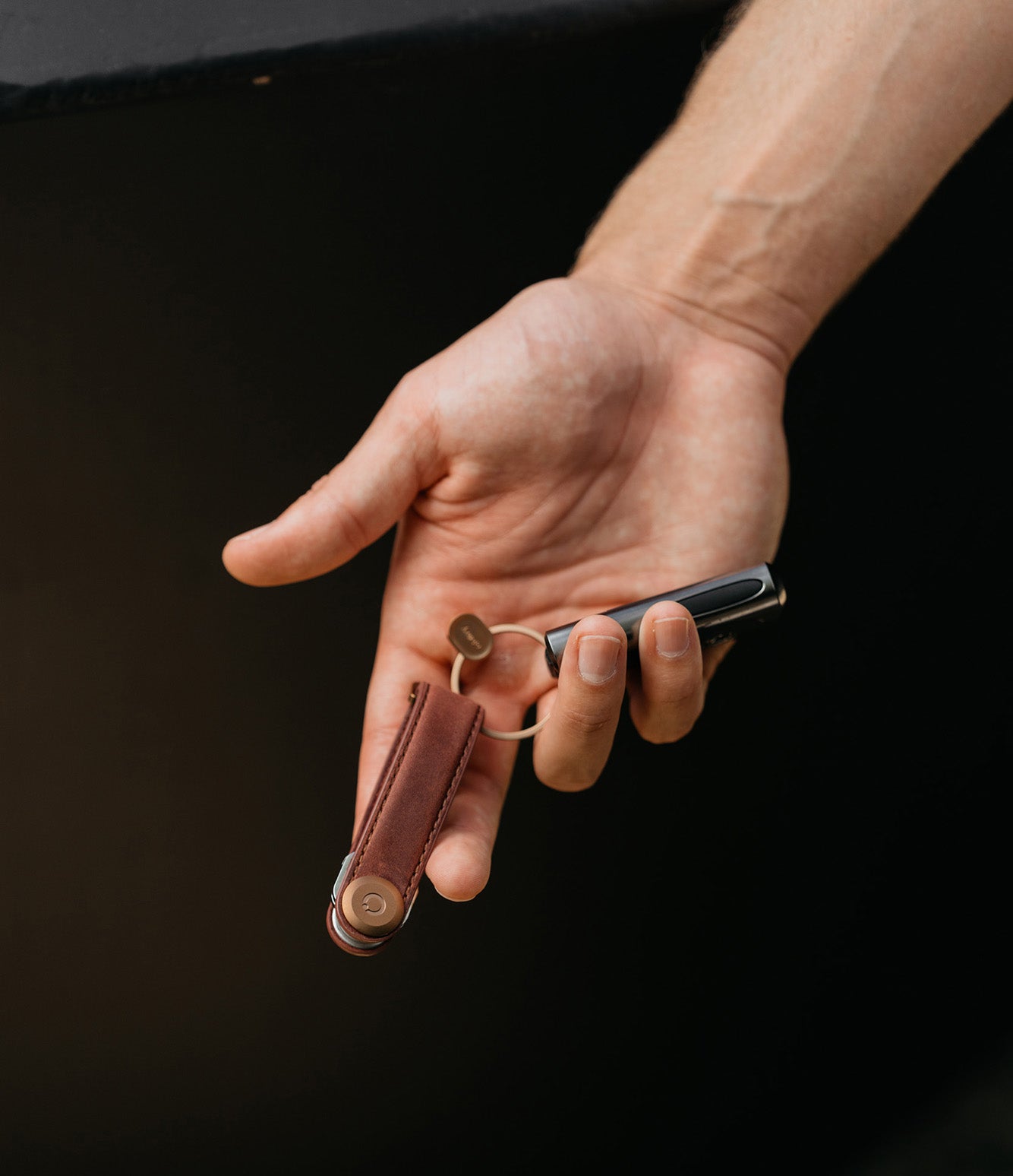 Orbitkey Key Organiser Crazy Horse Mulled Wine