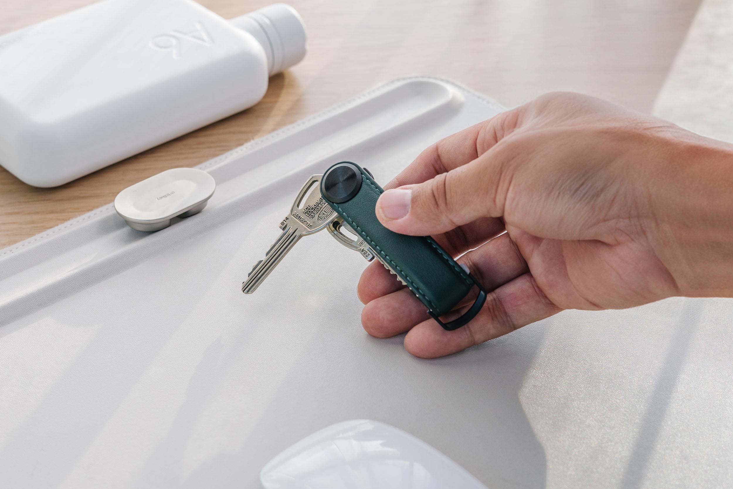 Orbitkey Key Organiser Pro Leather Evergreen