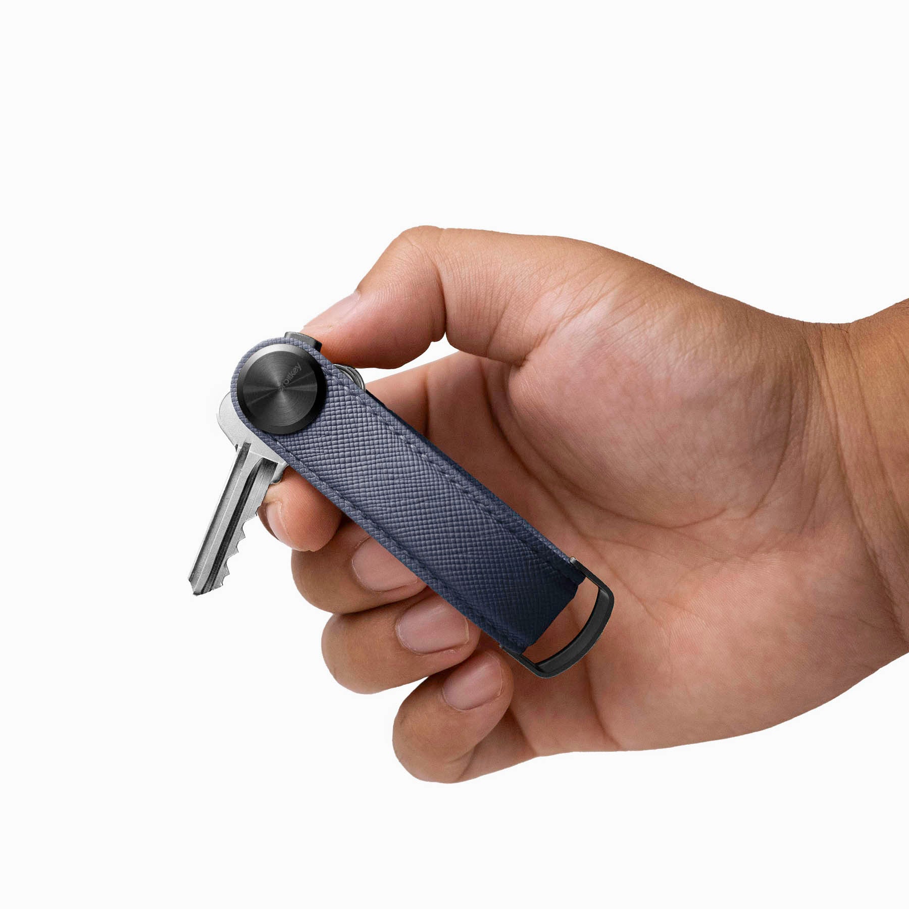 Orbitkey Pro Saffiano Leather Oxford Navy