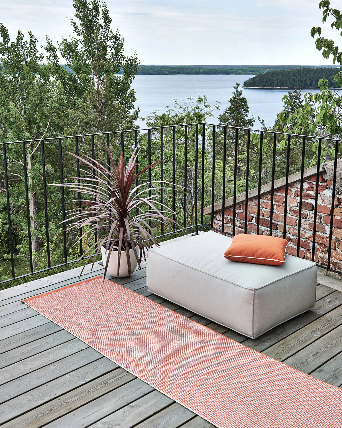 Pappelina Effi Rug Orange