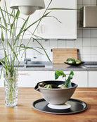 Pappelina Vera Tray - Round Black