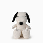 Peanuts Snoopy Sitting Corduroy Cream 27cm