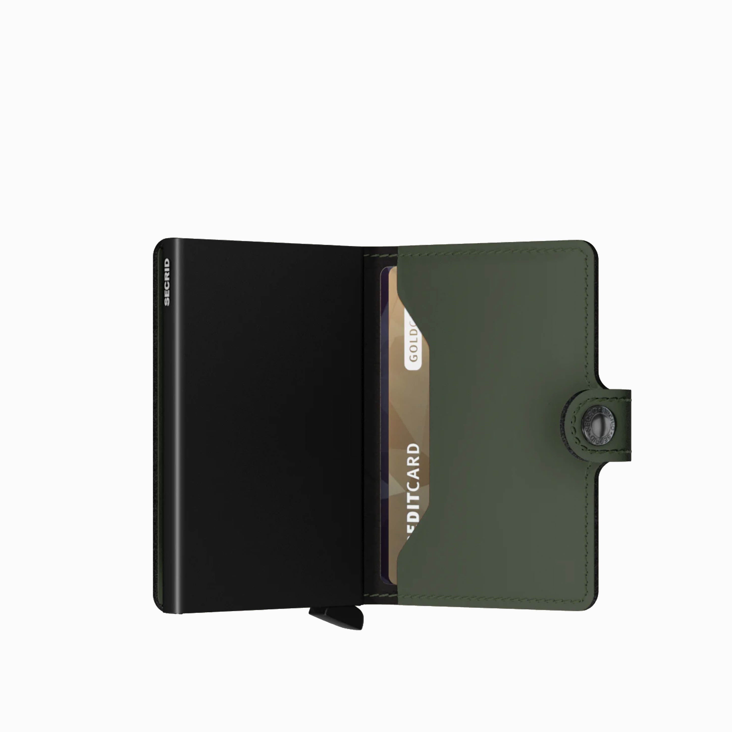 Secrid Miniwalleter Matte Green Black