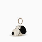 Snoopy Head Corduroy Keychain - Cream