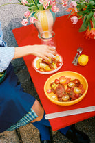 HAY Sobremesa Serving Bowl Large Porcelain - Yellow