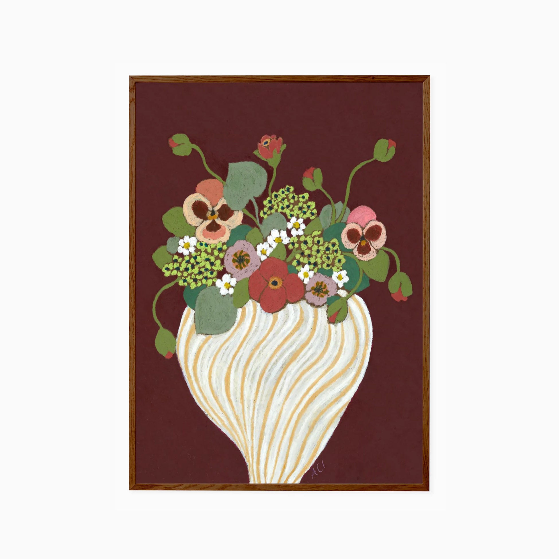 The Poster Club Anine Cecilie Iversen - Maroon