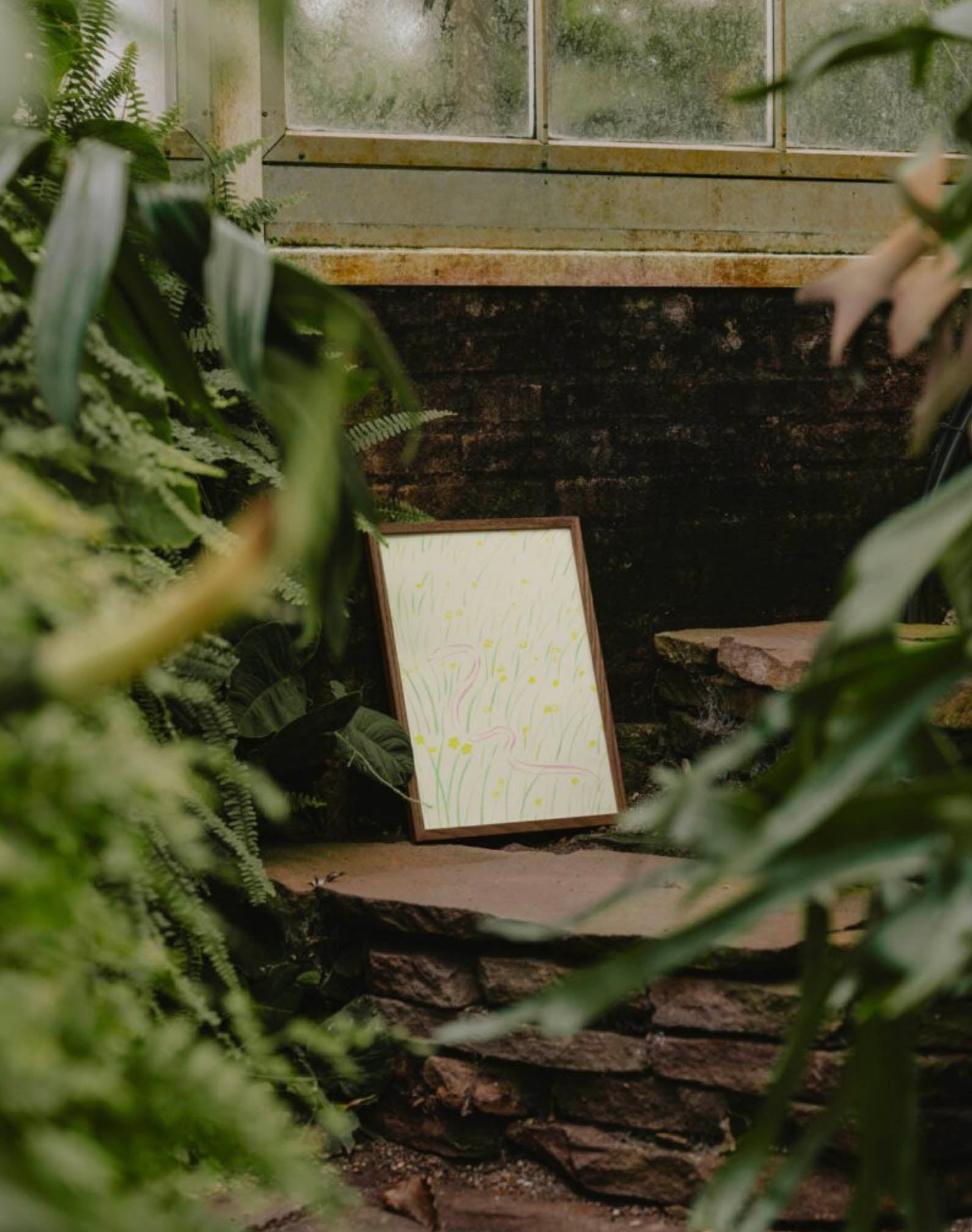 The Poster Club Oamul - Daffodils and Snake