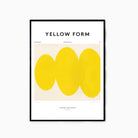 The Poster Club Emma Lawrenson Yellow Form
