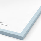 The Poster Club Frame - Light Blue