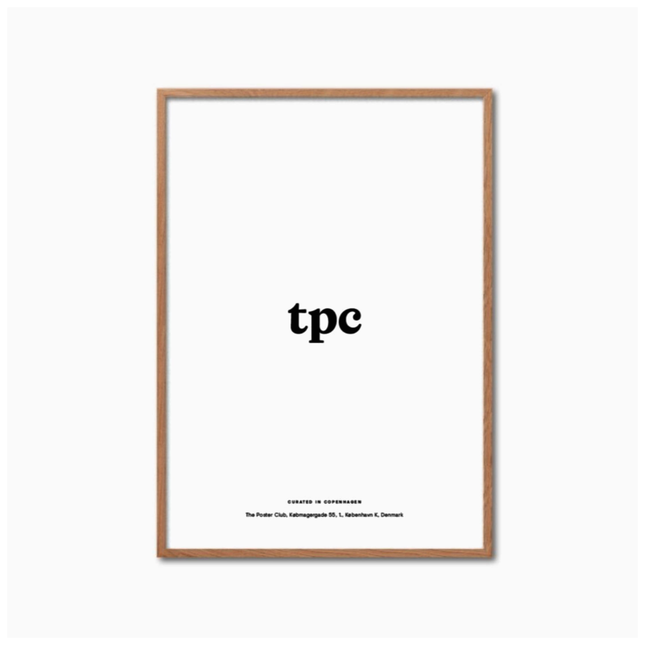 The Poster Club Frame - Oak – Arrival Hall