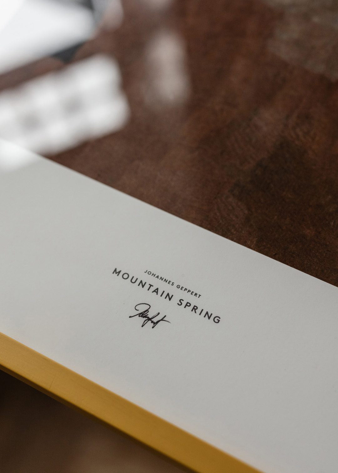 The Poster Club Frame Yellow